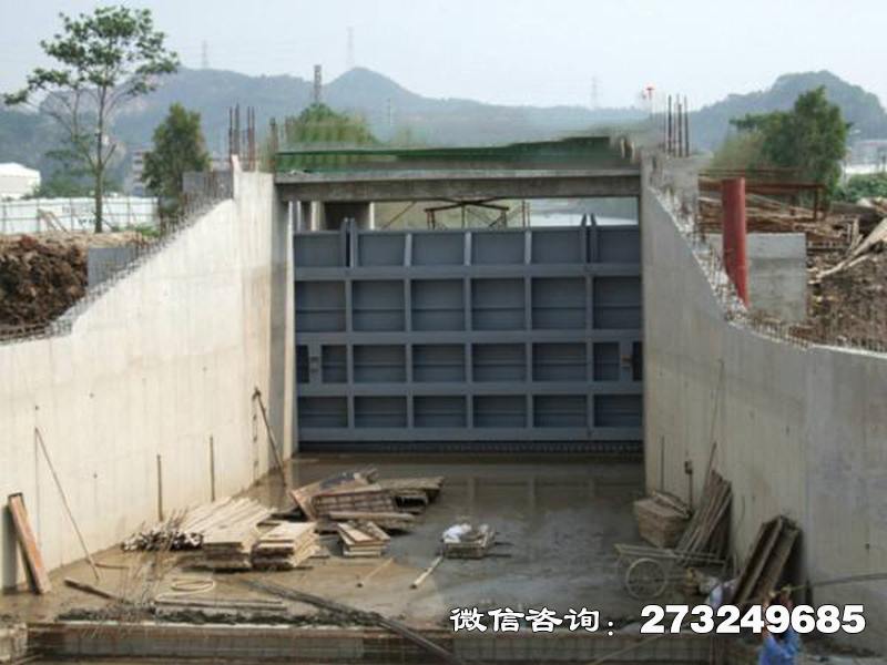留坝县水坝止水闸门